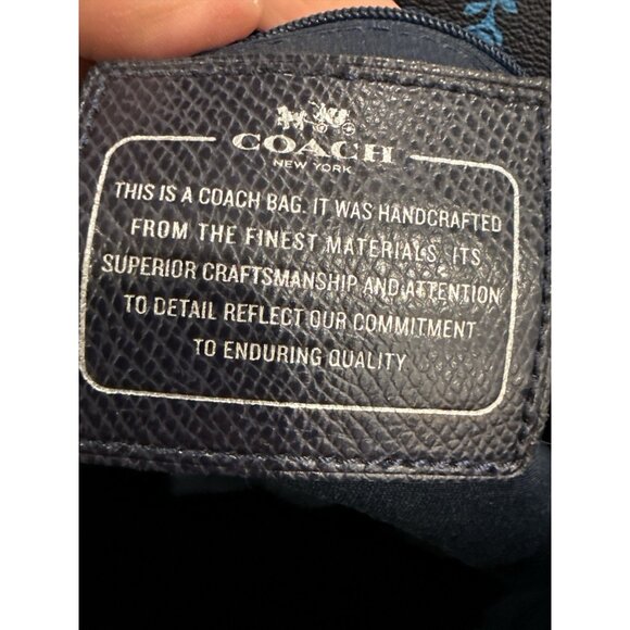 Coach City Zip Tote and Wallet in Badlands Floral With Silver Hardware COA EUC - Picture 9 of 9